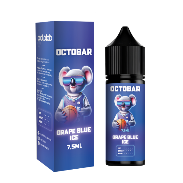 Набор для самозамеса Octobar Grape Blue Ice 15 мл