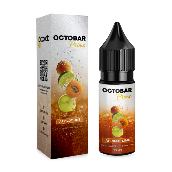 Набор для самозамеса Octobar Prime Apricot Lime 15 мл