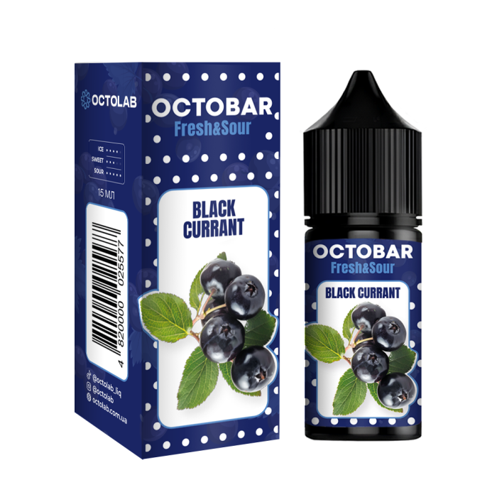 Набор для самозамеса Octobar Fresh & Sour Black Currant 30 мл