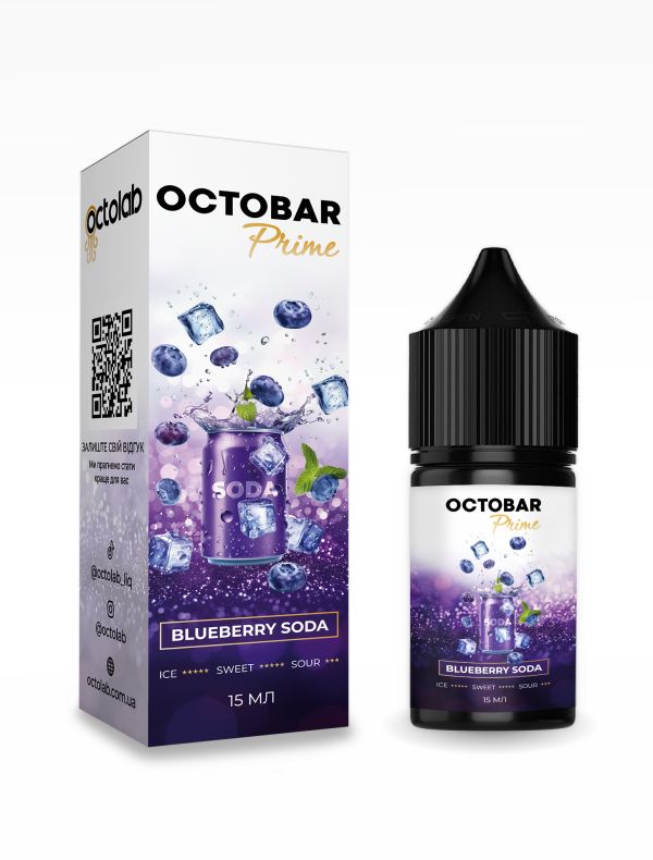 Набор для самозамеса Octobar Prime Blueberry Soda 30 мл