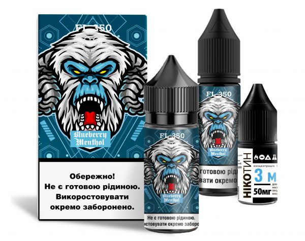 Набор для самозамеса Flavorlab FL 350 Blueberry Menthol 30 мл