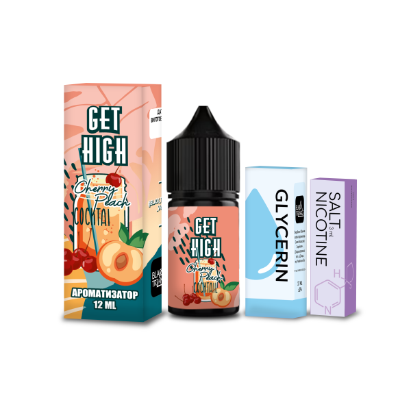 Набор для самозамеса Get High Cherry Peach Cocktail 30 мл