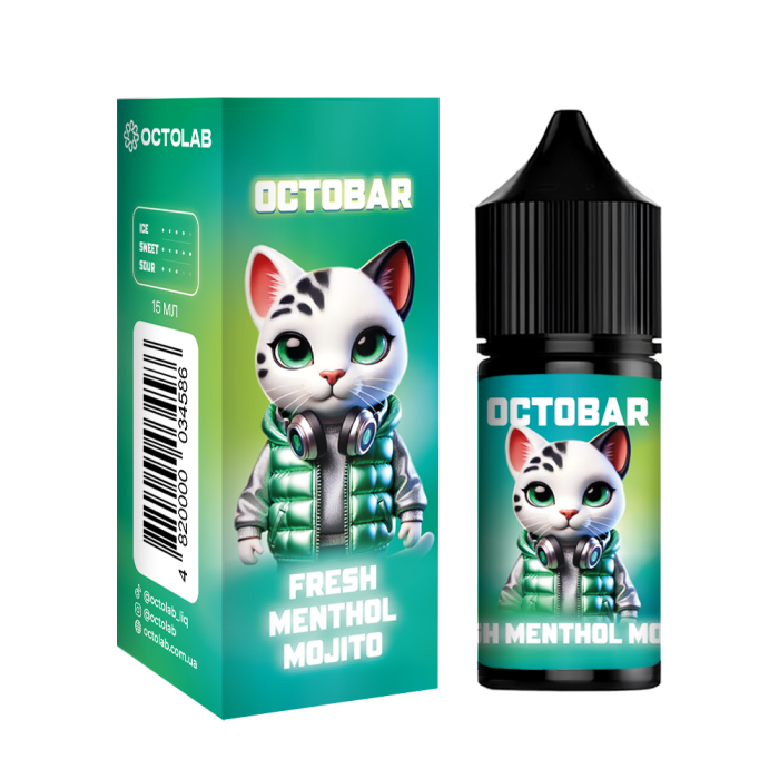 Набор для самозамеса Octobar NFT Fresh Menthol Moxito 30 мл