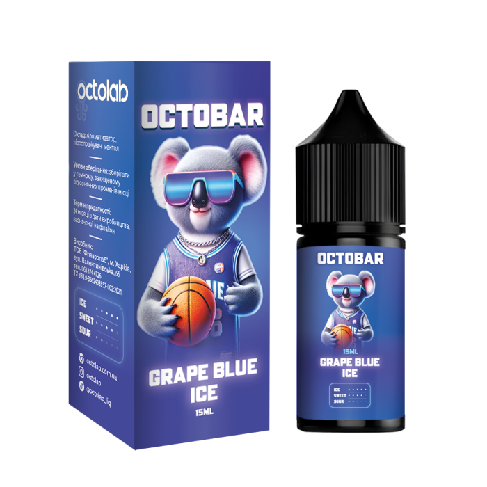 Набор для самозамеса Octobar NFT Grape Blue Ice 30 мл