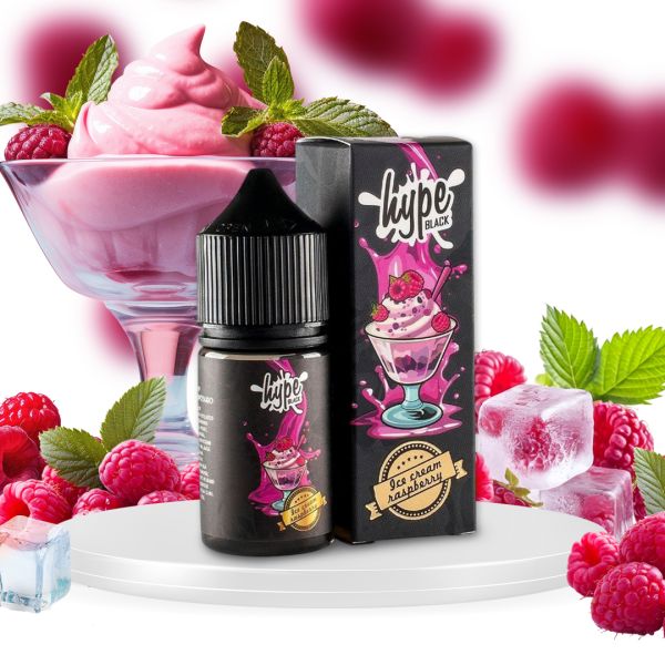 Набор для самозамеса Hype Black Ice Cream Raspberry 30 мл