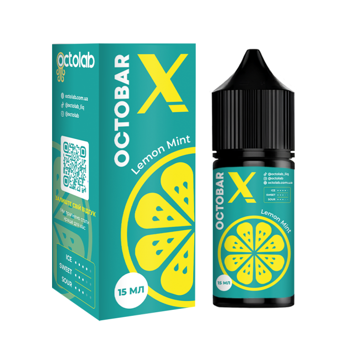 Набор для самозамеса Octobar X Lemon Mint 30 мл