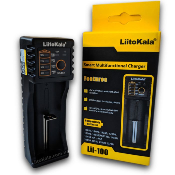 Зарядное устройство Litokala Lii-100
