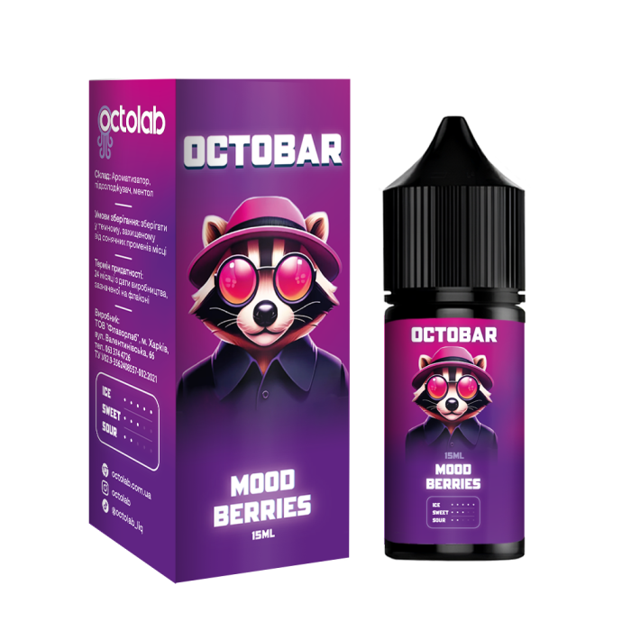 Набор для самозамеса Octobar NFT Mood Berries 30 мл