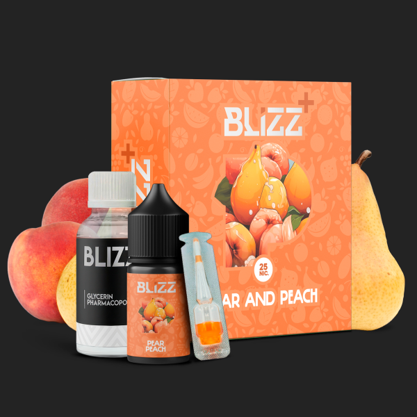 Набор для самозамеса BLIZZ Plus Pear and Peach 30 мл