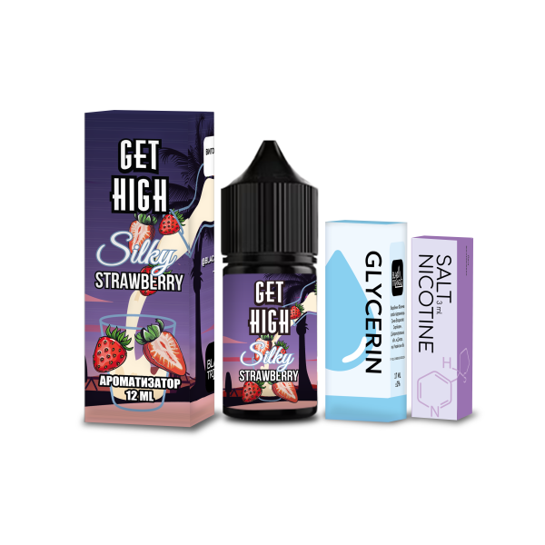 Набор для самозамеса Get High Silky Strawberry 30 мл