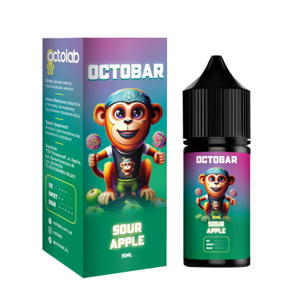 Набор для самозамеса Octobar NFT Sour Apple 30 мл