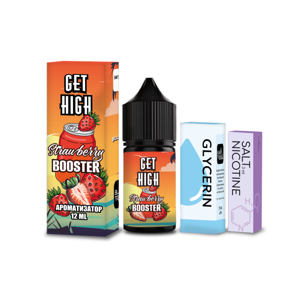 Набор для самозамеса Get High Strawberry Booster 30 мл
