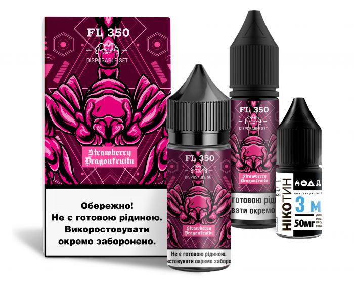 Набор для самозамеса Flavorlab FL 350 Strawberry Dragonfruit 30 мл